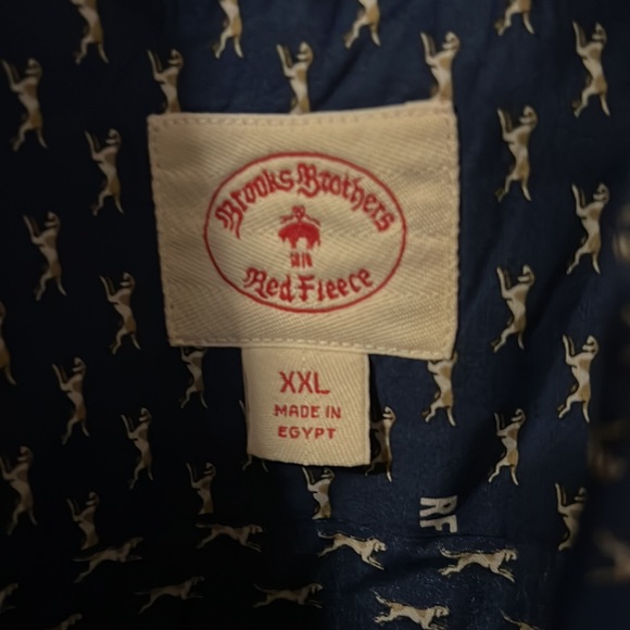 Brooks Brothers Button Up Dog Print XXL - Picture 3 of 3